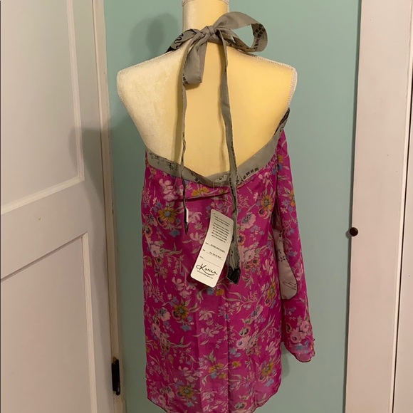 KARIZA silk-rayon versatile wrap dress/skirt - Picture 2 of 8